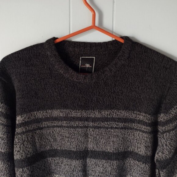 Burnside Crew Neck Striped Long Sleeve Sweater - Picture 3 of 9